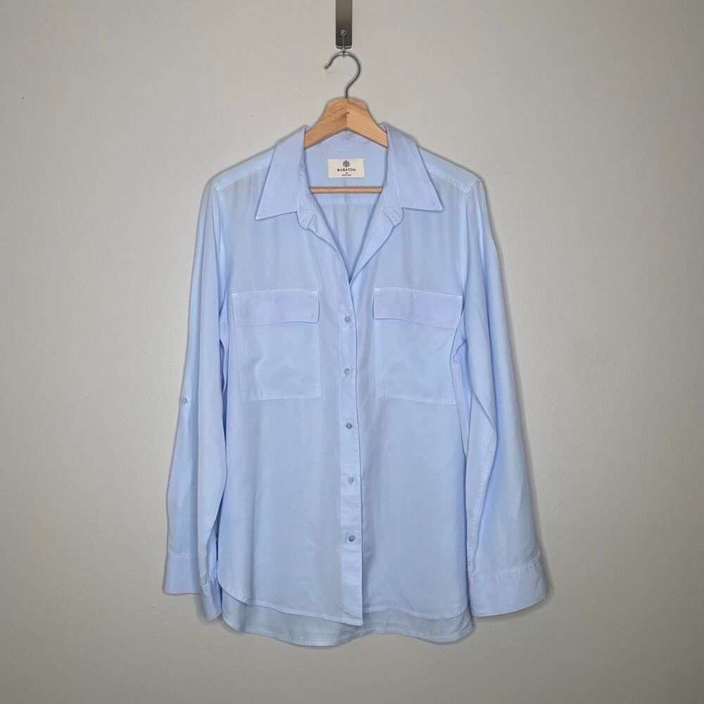 Aritzia Babaton Utility Button Down Shirt M